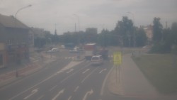 Křižovatka ulic Komenského a Velké Novosady
