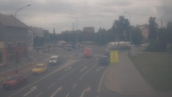 Křižovatka ulic Komenského a Velké Novosady
