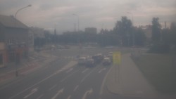 Křižovatka ulic Komenského a Velké Novosady
