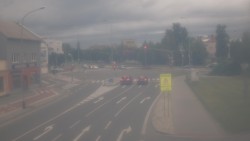 Křižovatka ulic Komenského a Velké Novosady