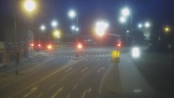 Křižovatka ulic Komenského a Velké Novosady
