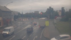Křižovatka ulic Komenského a Velké Novosady