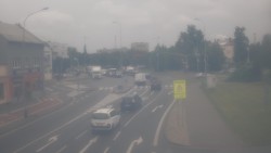 Křižovatka ulic Komenského a Velké Novosady