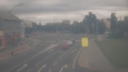 Křižovatka ulic Komenského a Velké Novosady