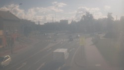 Křižovatka ulic Komenského a Velké Novosady