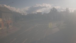 Křižovatka ulic Komenského a Velké Novosady