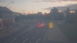 Křižovatka ulic Komenského a Velké Novosady