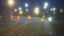 Křižovatka ulic Komenského a Velké Novosady