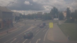 Křižovatka ulic Komenského a Velké Novosady