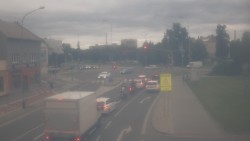 Křižovatka ulic Komenského a Velké Novosady