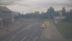 Křižovatka ulic Komenského a Velké Novosady