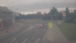 Křižovatka ulic Komenského a Velké Novosady
