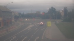 Křižovatka ulic Komenského a Velké Novosady