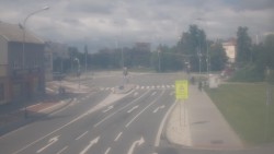 Křižovatka ulic Komenského a Velké Novosady