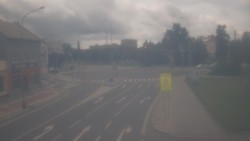 Křižovatka ulic Komenského a Velké Novosady