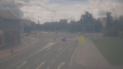 Křižovatka ulic Komenského a Velké Novosady