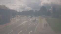 Křižovatka ulic Komenského a Velké Novosady