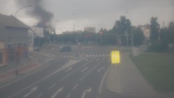 Křižovatka ulic Komenského a Velké Novosady