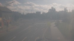 Křižovatka ulic Komenského a Velké Novosady