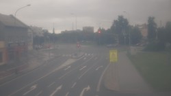Křižovatka ulic Komenského a Velké Novosady