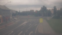 Křižovatka ulic Komenského a Velké Novosady