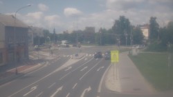 Křižovatka ulic Komenského a Velké Novosady