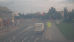 Křižovatka ulic Komenského a Velké Novosady