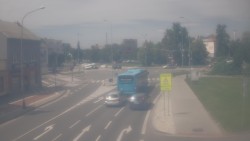 Křižovatka ulic Komenského a Velké Novosady