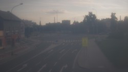 Křižovatka ulic Komenského a Velké Novosady