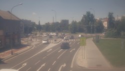 Křižovatka ulic Komenského a Velké Novosady