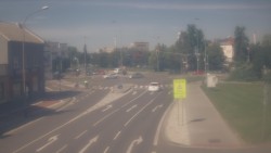 Křižovatka ulic Komenského a Velké Novosady
