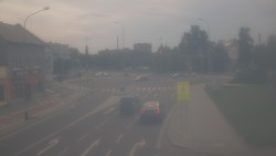 Křižovatka ulic Komenského a Velké Novosady