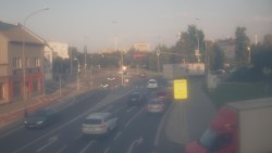 Křižovatka ulic Komenského a Velké Novosady
