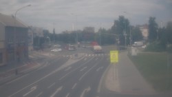Křižovatka ulic Komenského a Velké Novosady