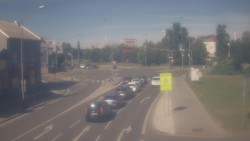 Křižovatka ulic Komenského a Velké Novosady