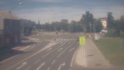 Křižovatka ulic Komenského a Velké Novosady