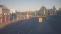 Křižovatka ulic Komenského a Velké Novosady