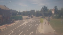 Křižovatka ulic Komenského a Velké Novosady
