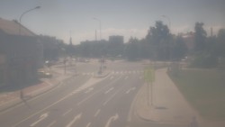 Křižovatka ulic Komenského a Velké Novosady