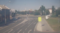 Křižovatka ulic Komenského a Velké Novosady
