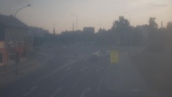 Křižovatka ulic Komenského a Velké Novosady