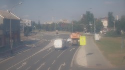 Křižovatka ulic Komenského a Velké Novosady