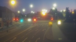 Křižovatka ulic Komenského a Velké Novosady