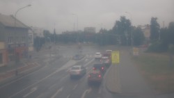 Křižovatka ulic Komenského a Velké Novosady