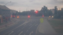Křižovatka ulic Komenského a Velké Novosady