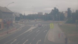 Křižovatka ulic Komenského a Velké Novosady