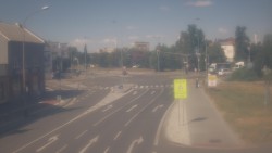 Křižovatka ulic Komenského a Velké Novosady