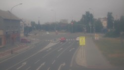 Křižovatka ulic Komenského a Velké Novosady