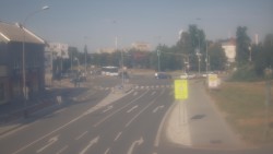 Křižovatka ulic Komenského a Velké Novosady