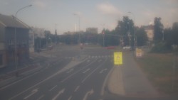 Křižovatka ulic Komenského a Velké Novosady